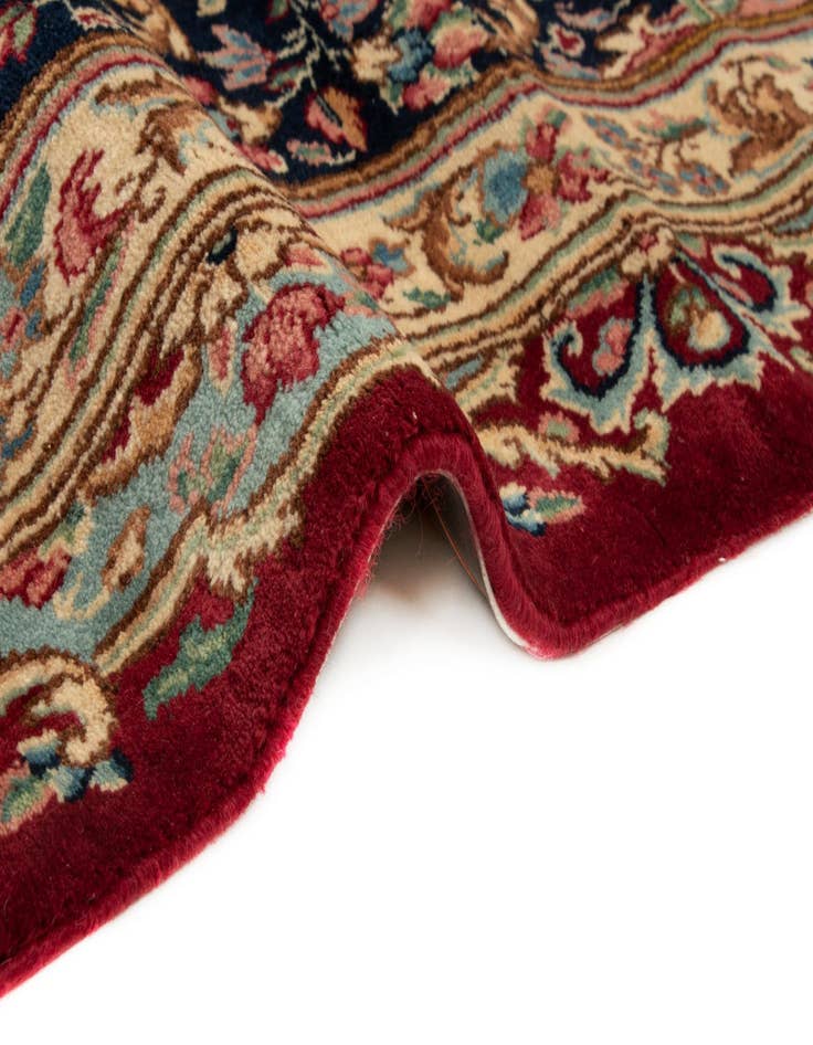 Detail image of  8' 1 x 11' 1  Hand Knotted Kerman Persian Wool Rug