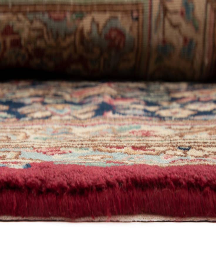 Detail image of  8' 1 x 11' 1  Hand Knotted Kerman Persian Wool Rug