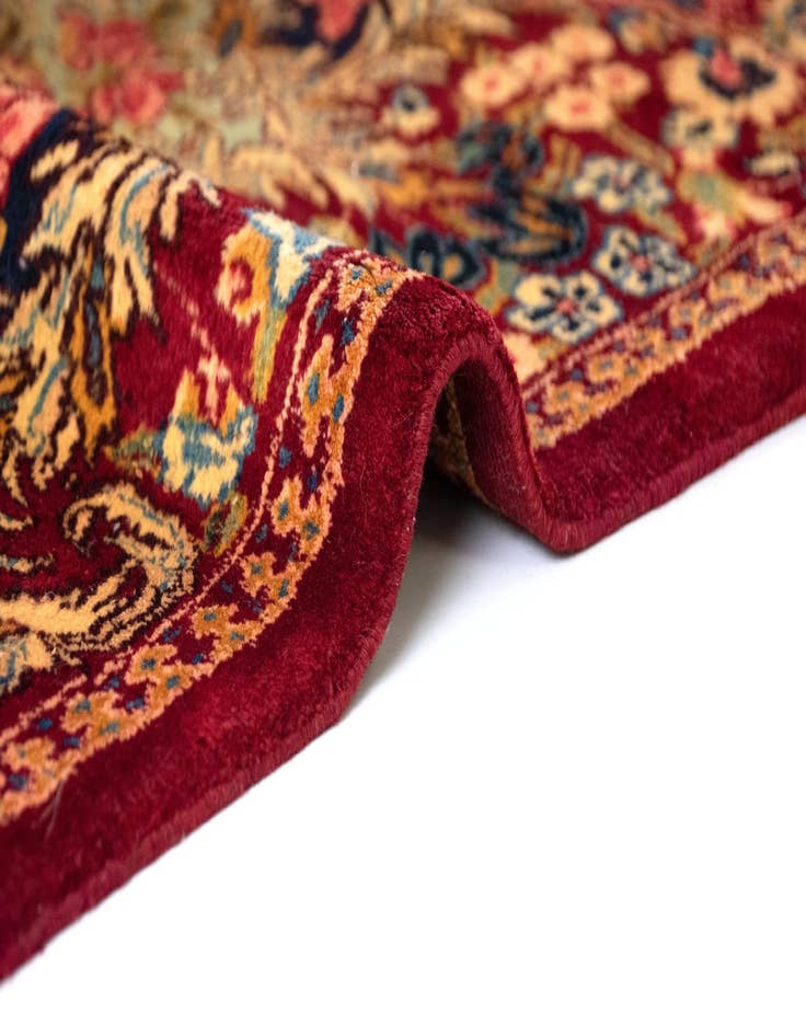 Detail image of  10' 5 x 13' 3  Hand Knotted Kerman Persian Wool Rug