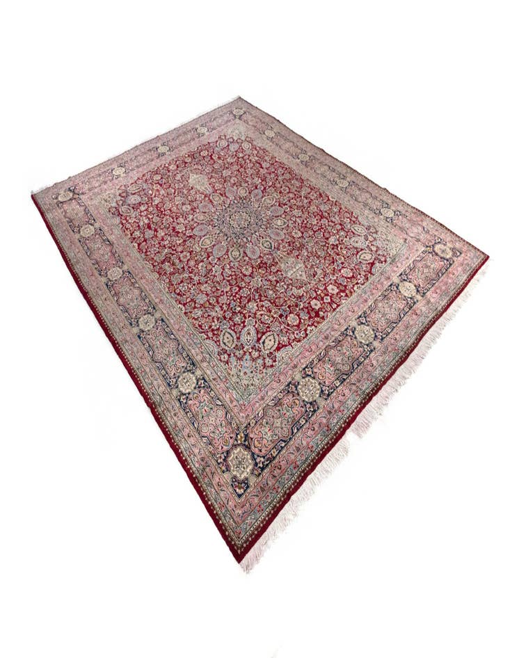 Detail image of  11' 11 x 14' 5 Kerman Wool Rug