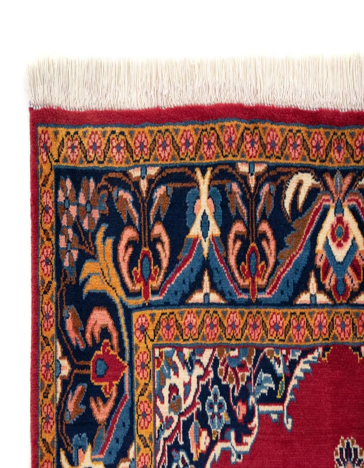 Detail image of  3' 6 x 5' 3  Hand Knotted Kerman Persian Wool Rug