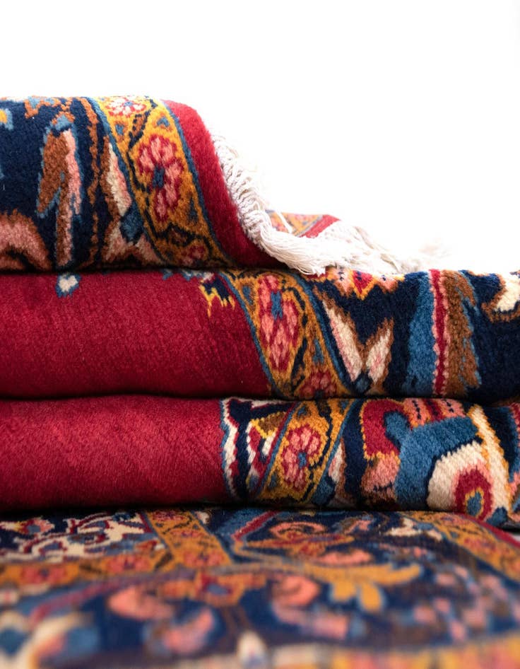 Detail image of  3' 6 x 5' 3  Hand Knotted Kerman Persian Wool Rug