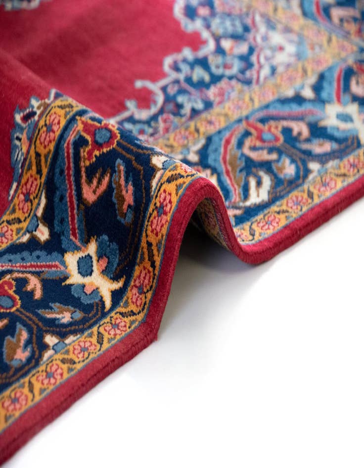 Detail image of  3' 6 x 5' 3  Hand Knotted Kerman Persian Wool Rug