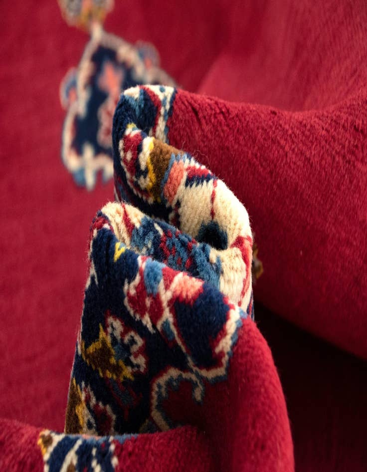 Detail image of  3' 6 x 5' 3  Hand Knotted Kerman Persian Wool Rug