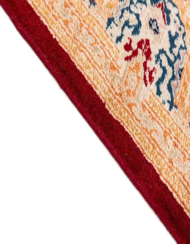 Detail image of  6' 5 x 9' 5  Hand Knotted Kerman Wool Rug