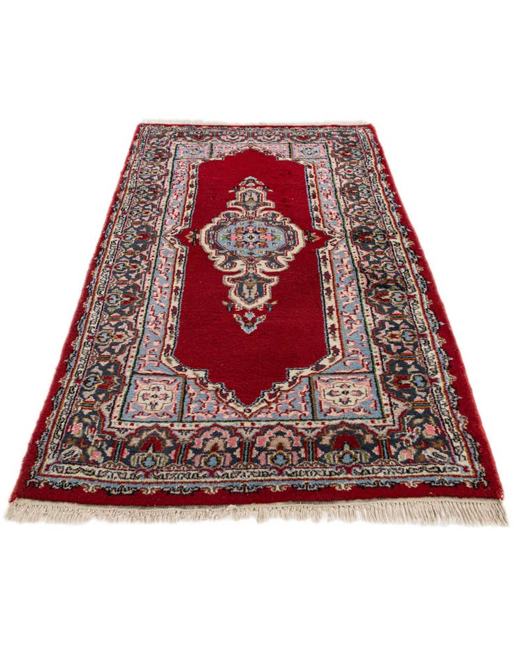 Detail image of  2' 11 x 5' 5  Hand Knotted Kerman Wool Rug