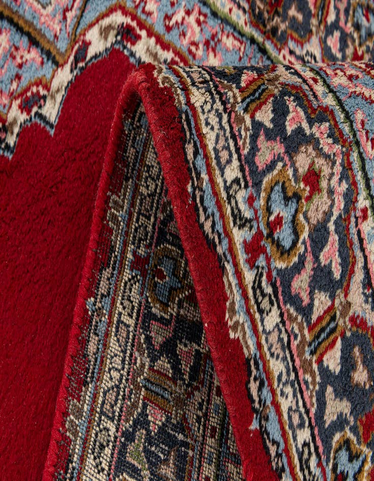 Detail image of  2' 11 x 5' 5  Hand Knotted Kerman Wool Rug