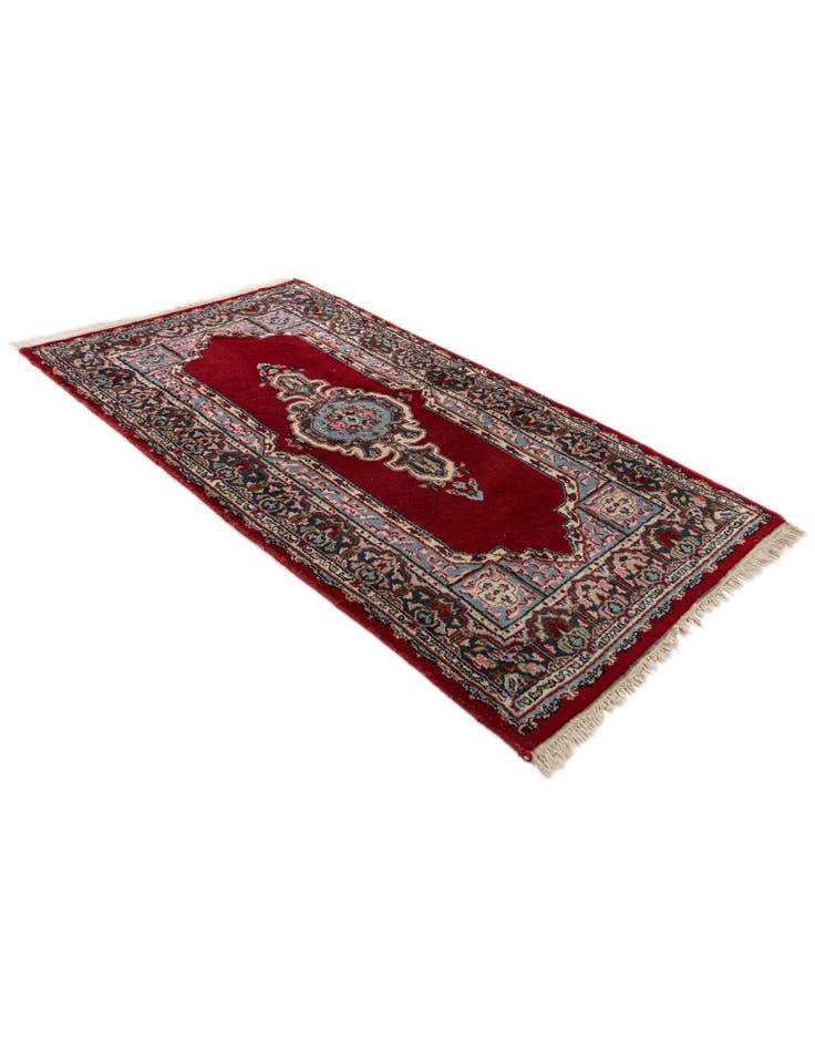 Detail image of  2' 11 x 5' 5  Hand Knotted Kerman Wool Rug