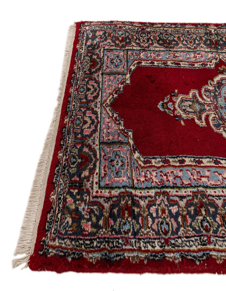 Detail image of  2' 11 x 5' 5  Hand Knotted Kerman Wool Rug