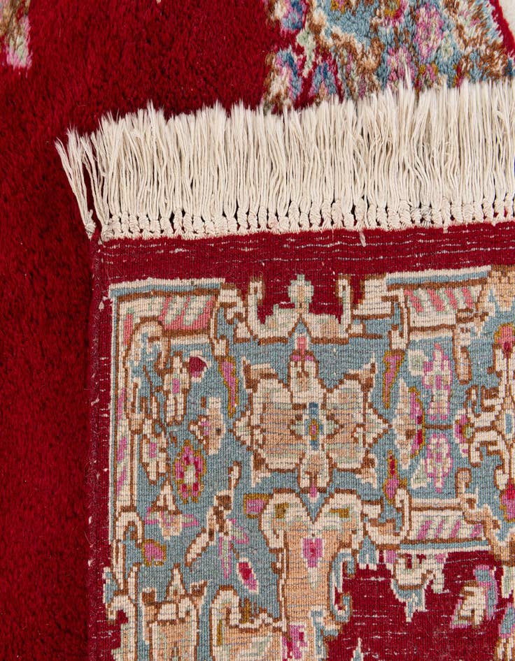 Detail image of  2' 5 x 4' 8  Hand Knotted Kerman Wool Rug