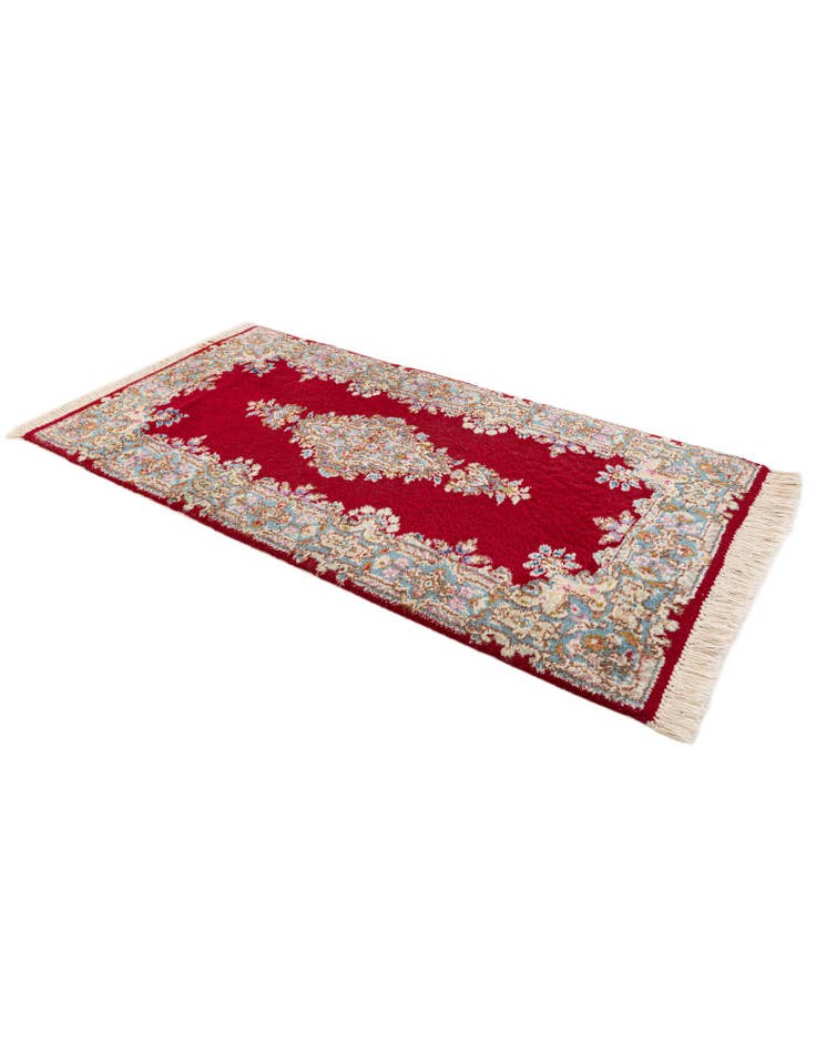 Detail image of  2' 5 x 4' 8  Hand Knotted Kerman Wool Rug