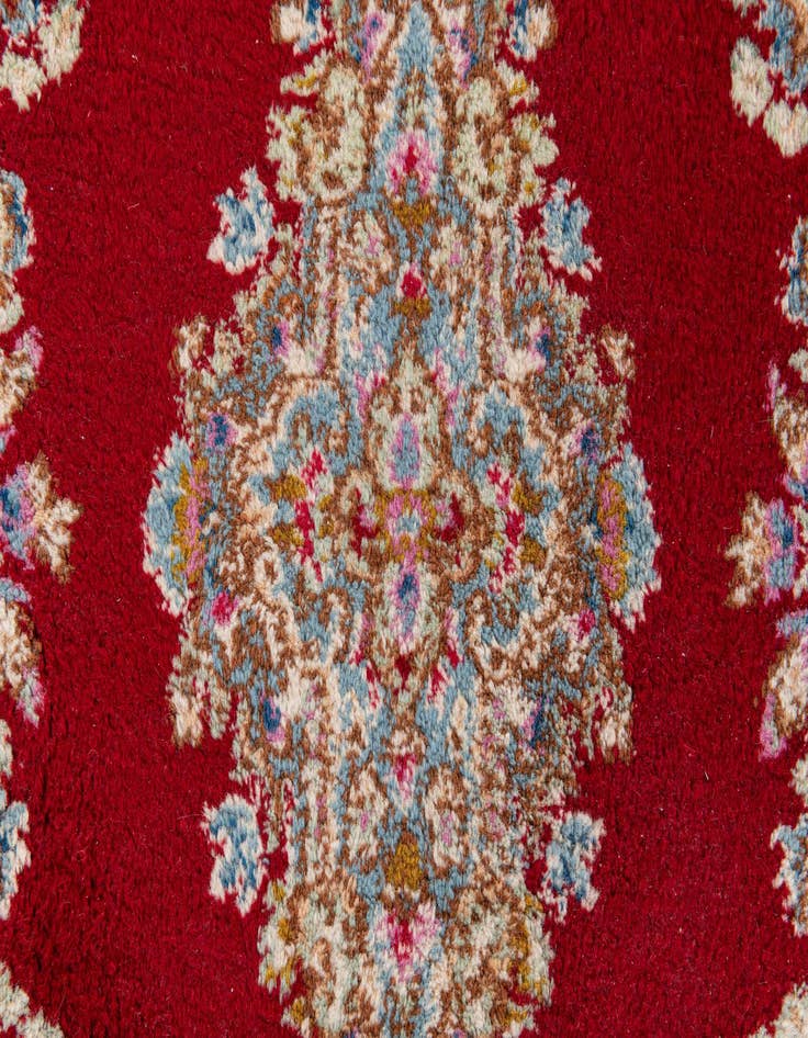 Detail image of  2' 5 x 4' 8  Hand Knotted Kerman Wool Rug