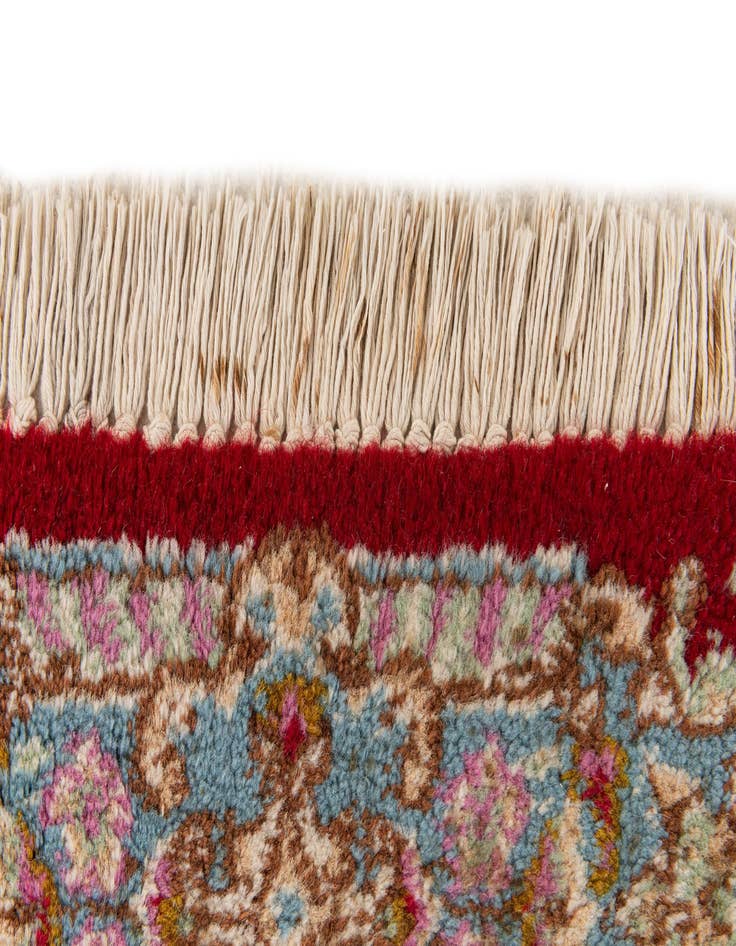 Detail image of  2' 5 x 4' 8  Hand Knotted Kerman Wool Rug