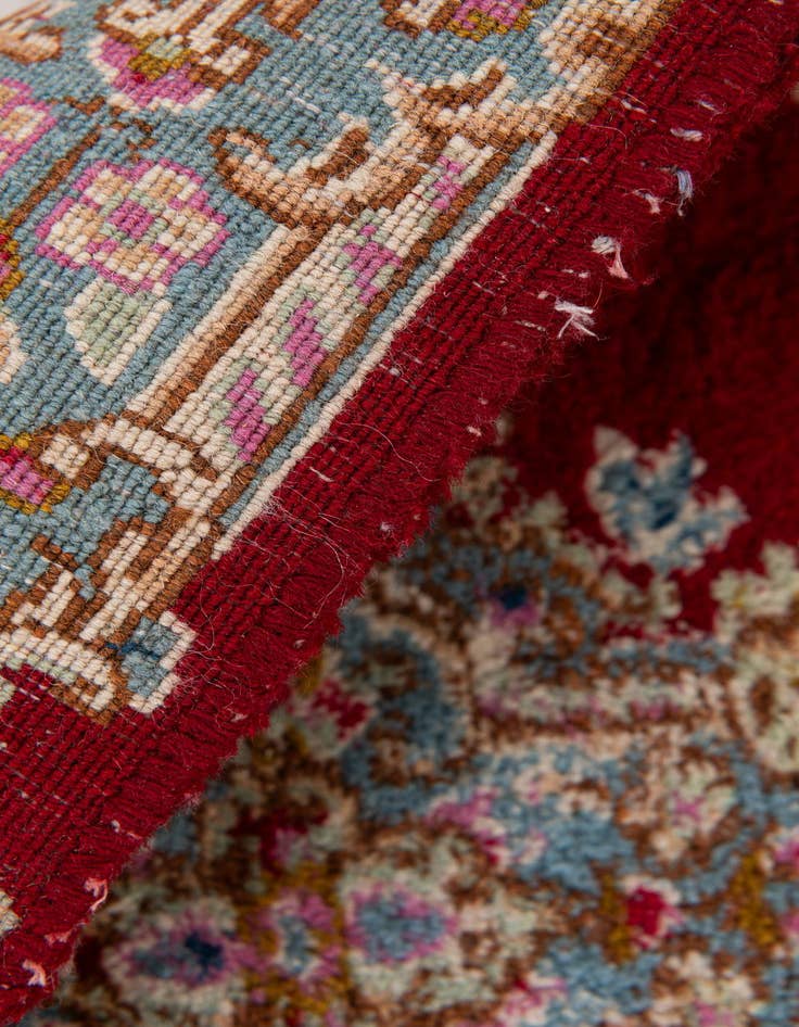 Detail image of  2' 5 x 4' 8  Hand Knotted Kerman Wool Rug