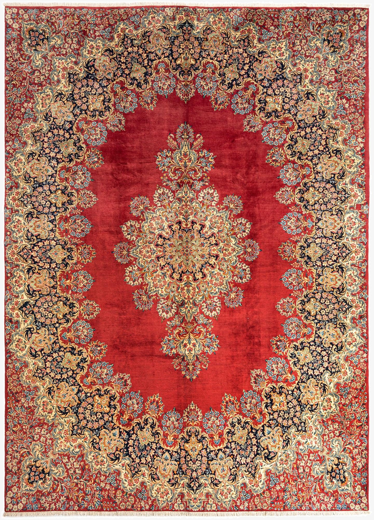  10' 2 x 13' 11 Kerman Wool Rug