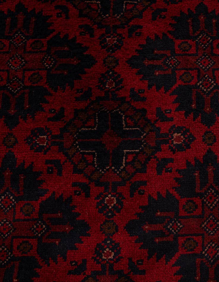 Detail image of  6' 4 x 9' 7  Hand Knotted Khal Mohammadi Wool Rug