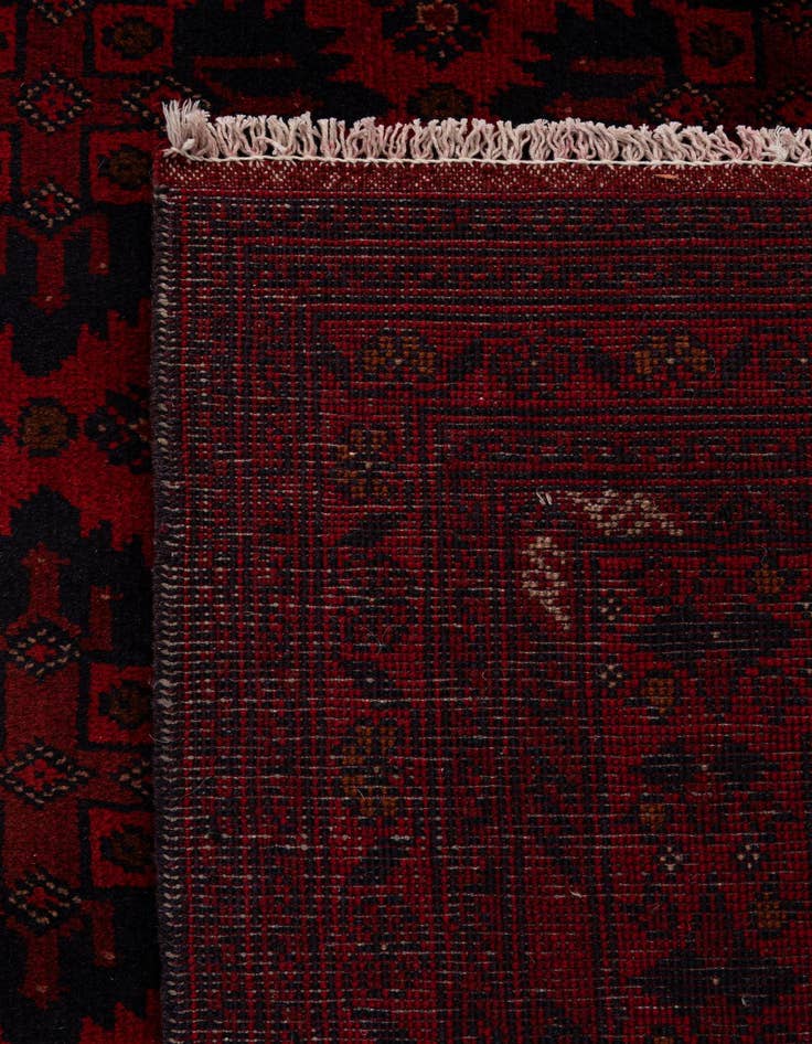 Detail image of  6' 4 x 9' 7  Hand Knotted Khal Mohammadi Wool Rug