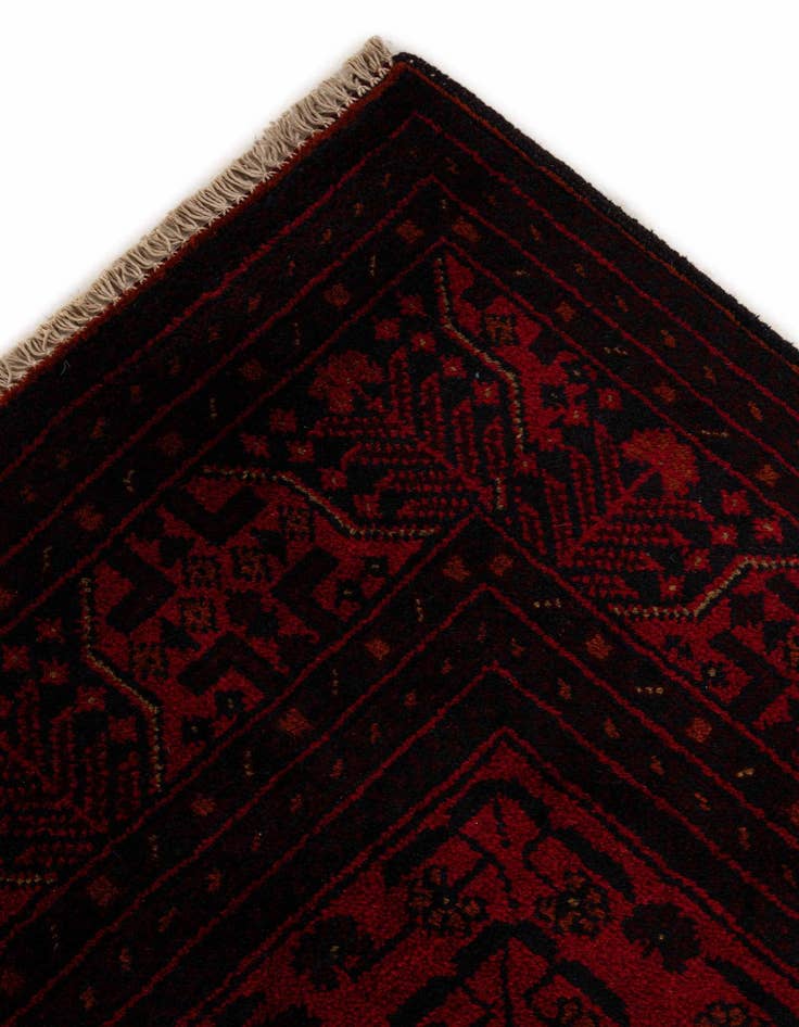 Detail image of  6' 4 x 9' 9  Hand Knotted Khal Mohammadi Wool Rug