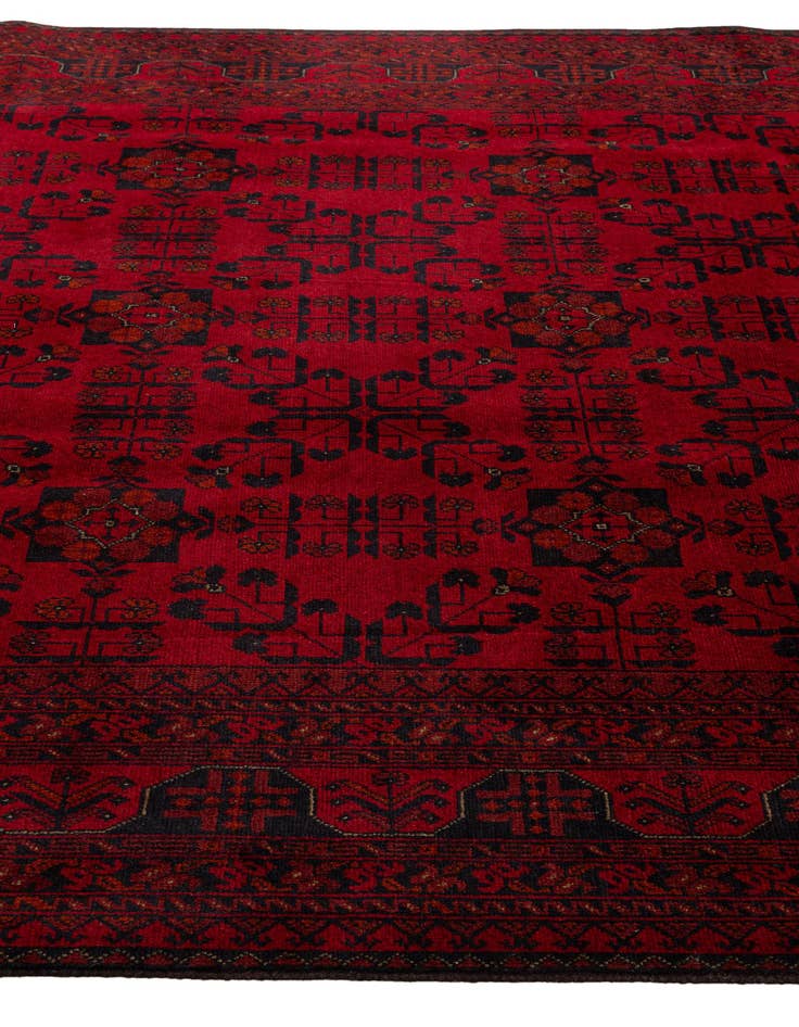 Detail image of  6' 7 x 9' 9  Hand Knotted Khal Mohammadi Wool Rug
