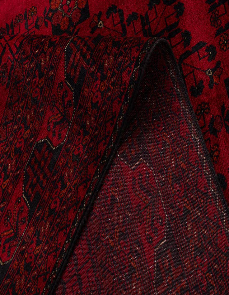 Detail image of  6' 7 x 9' 9  Hand Knotted Khal Mohammadi Wool Rug