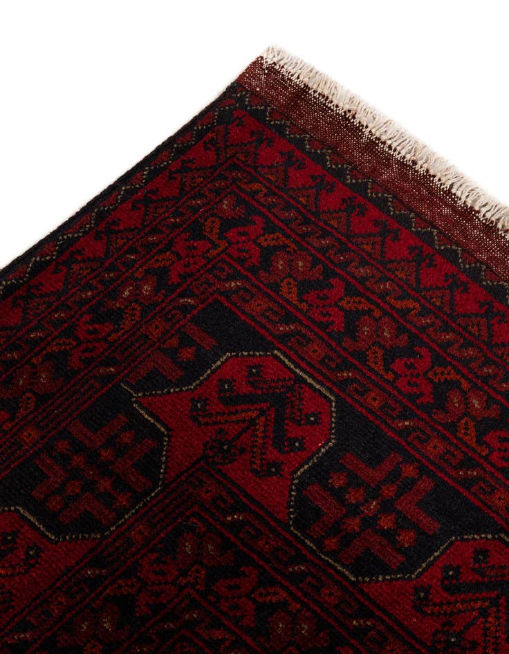 Detail image of  6' 7 x 9' 9  Hand Knotted Khal Mohammadi Wool Rug