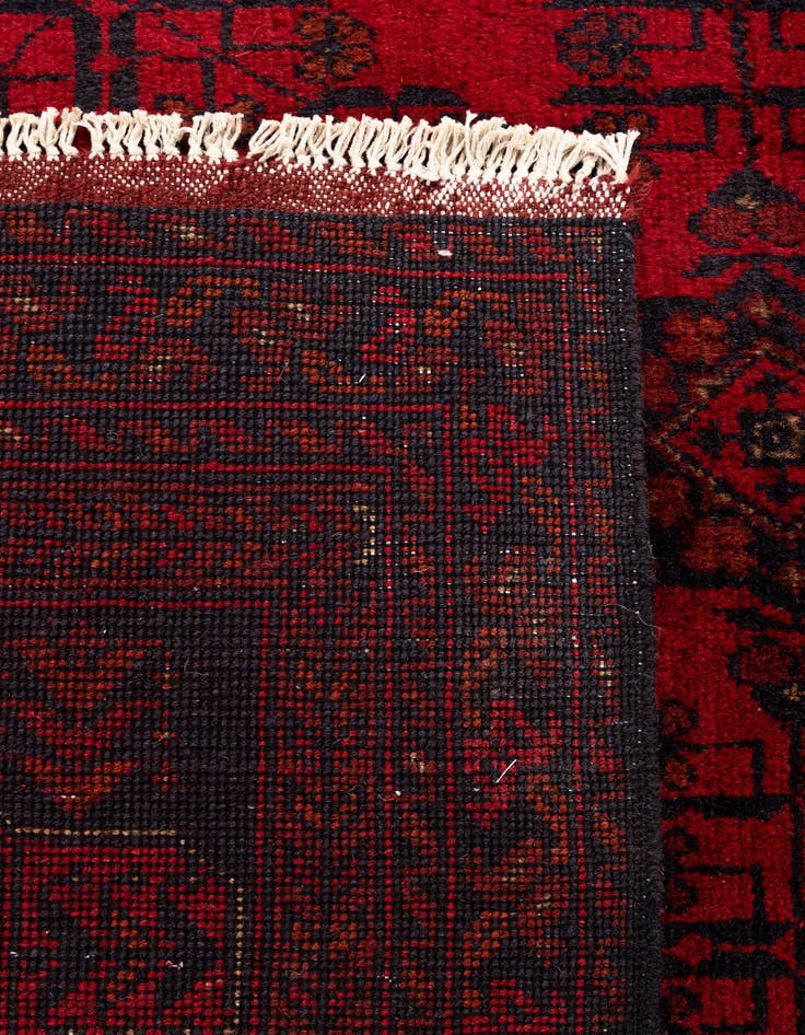Detail image of  6' 7 x 9' 8  Hand Knotted Khal Mohammadi Wool Rug