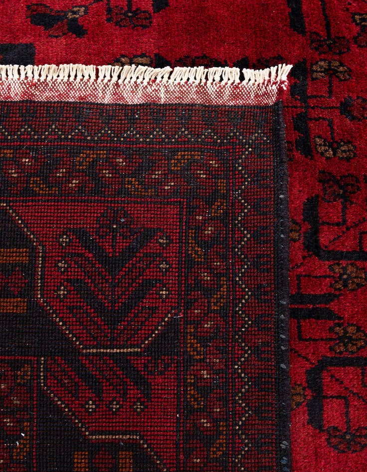 Detail image of  6' 7 x 9' 4  Hand Knotted Khal Mohammadi Wool Rug