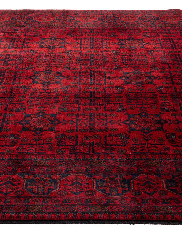 Detail image of  6' 7 x 9' 7  Hand Knotted Khal Mohammadi Wool Rug