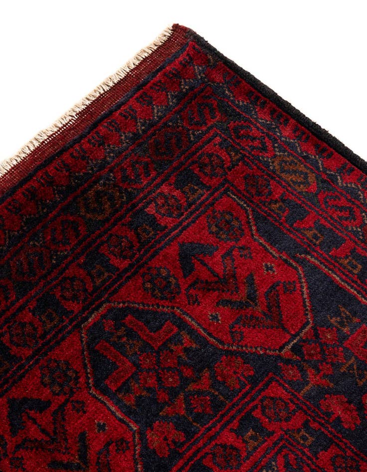 Detail image of  6' 7 x 9' 7  Hand Knotted Khal Mohammadi Wool Rug