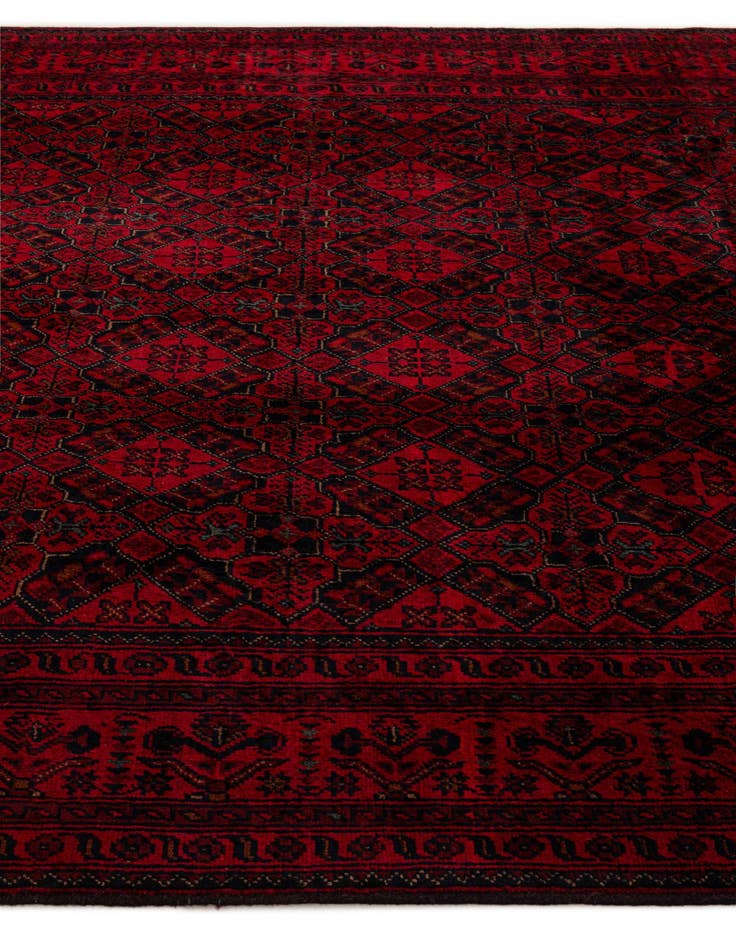 Detail image of  6' 7 x 9' 9  Hand Knotted Khal Mohammadi Wool Rug