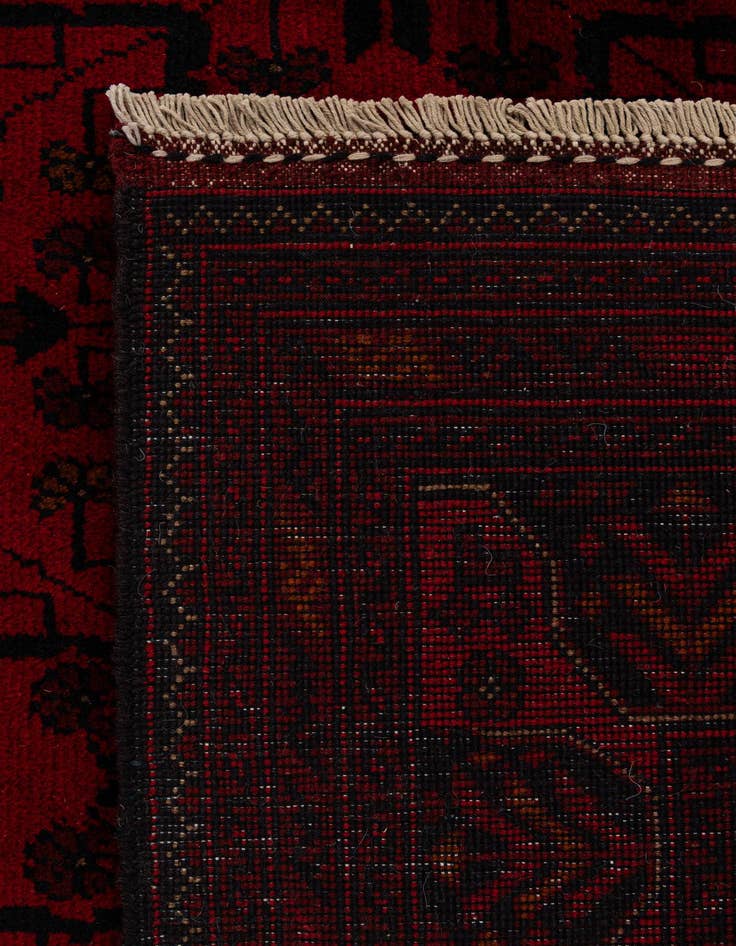 Detail image of  6' 6 x 9' 6  Hand Knotted Khal Mohammadi Wool Rug