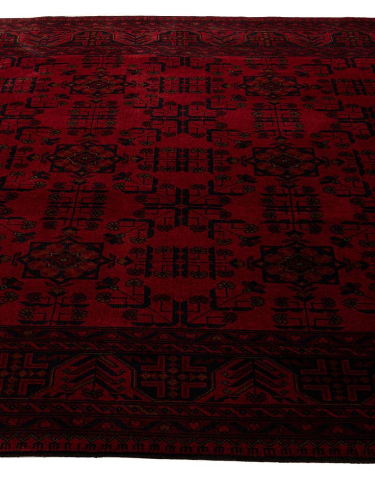 Detail image of  6' 8 x 9' 7  Hand Knotted Khal Mohammadi Wool Rug