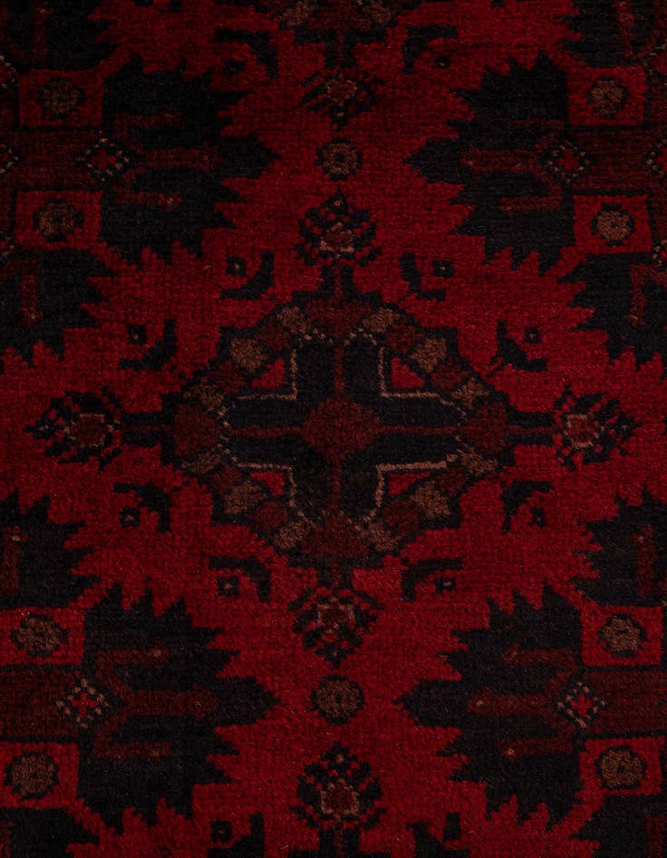 Detail image of  6' 8 x 9' 6  Hand Knotted Khal Mohammadi Wool Rug