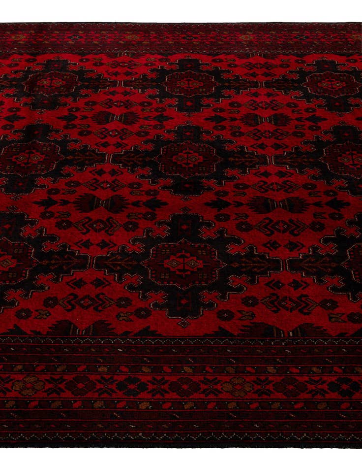 Detail image of  6' 9 x 9' 9  Hand Knotted Khal Mohammadi Wool Rug