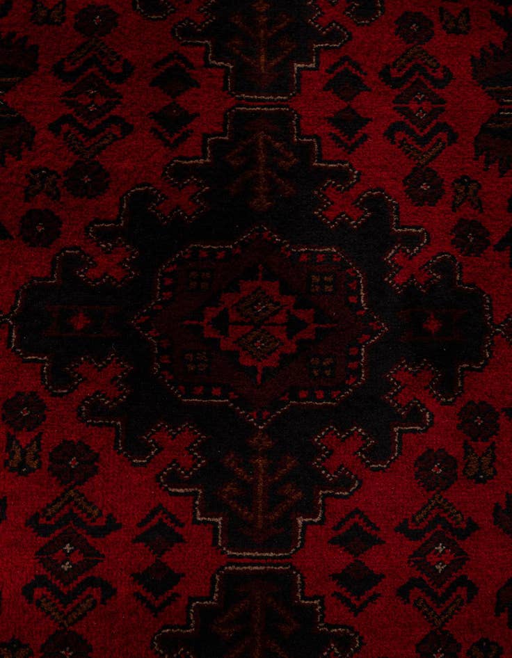 Detail image of  6' 9 x 9' 9  Hand Knotted Khal Mohammadi Wool Rug