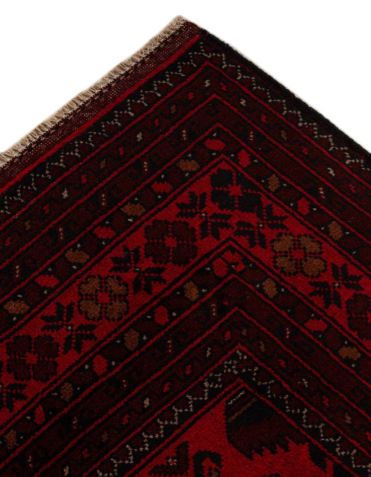 Detail image of  6' 9 x 9' 9  Hand Knotted Khal Mohammadi Wool Rug