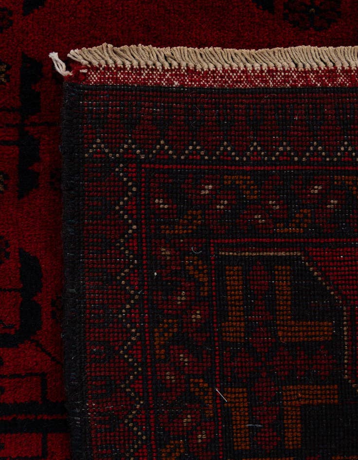 Detail image of  6' 7 x 9' 8  Hand Knotted Khal Mohammadi Wool Rug
