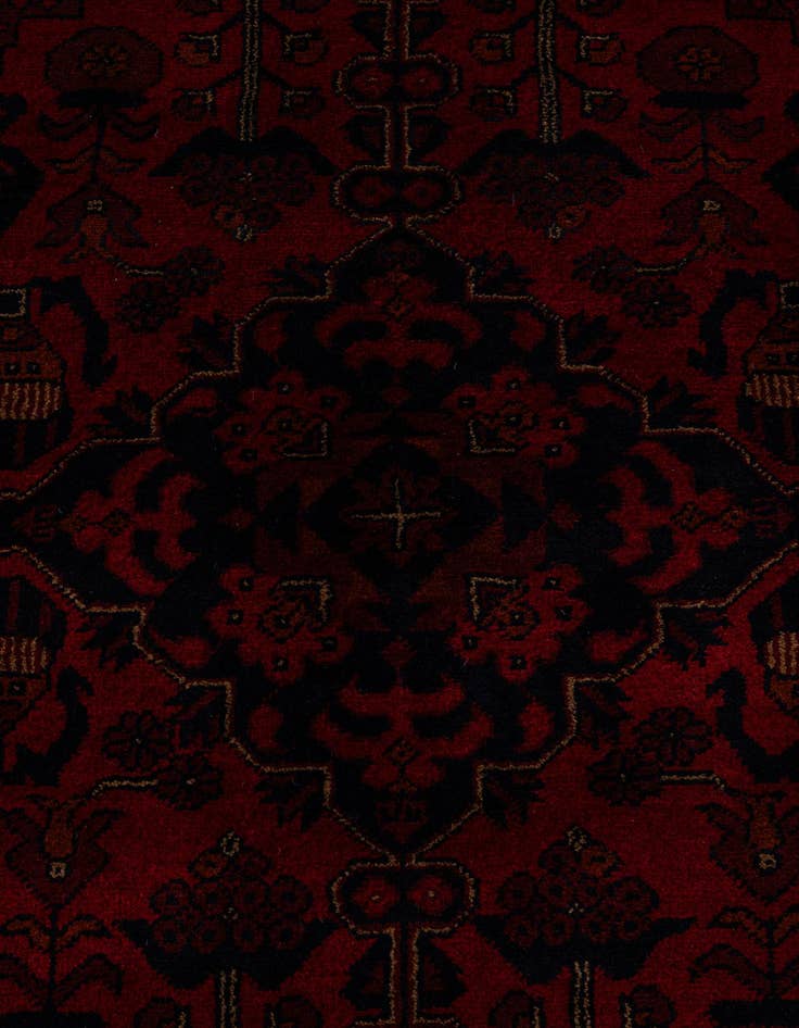 Detail image of  6' 7 x 9' 8  Hand Knotted Khal Mohammadi Wool Rug