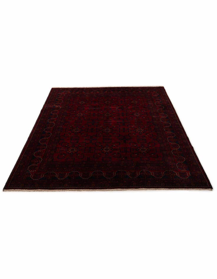 Detail image of  6' 9 x 9' 8  Hand Knotted Khal Mohammadi Wool Rug