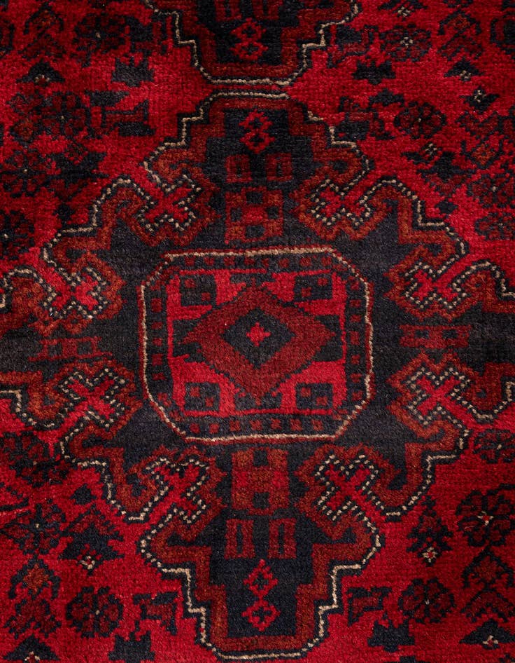 Detail image of  6' 9 x 9' 10  Hand Knotted Khal Mohammadi Wool Rug