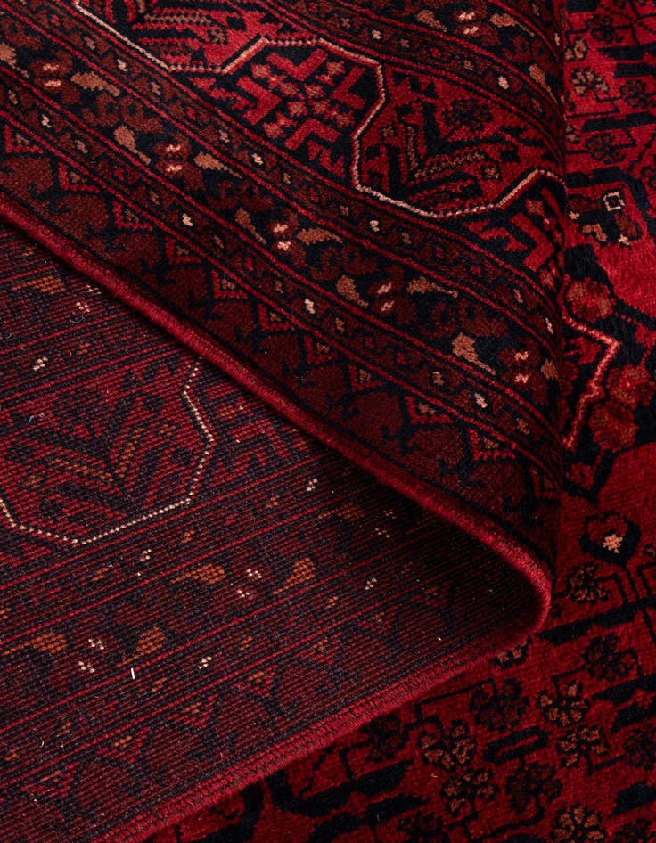 Detail image of  6' 7 x 9' 10  Hand Knotted Khal Mohammadi Wool Rug