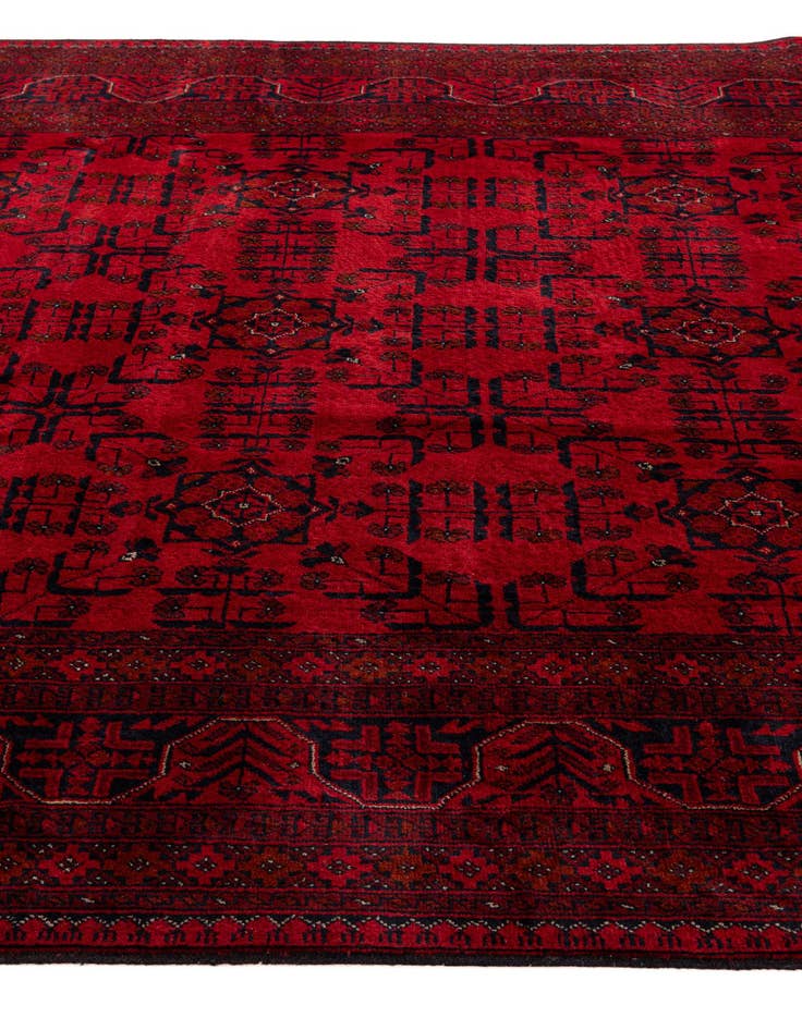 Detail image of  6' 7 x 9' 9  Hand Knotted Khal Mohammadi Wool Rug