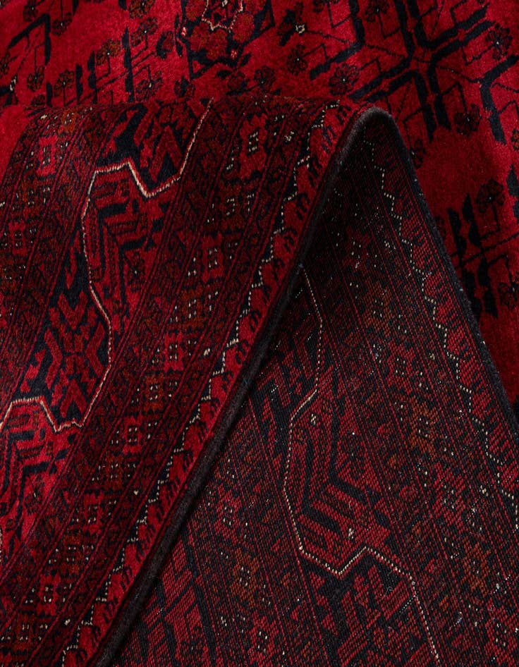 Detail image of  6' 7 x 9' 9  Hand Knotted Khal Mohammadi Wool Rug