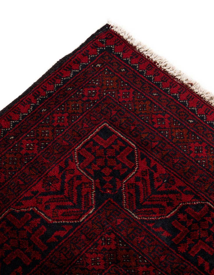 Detail image of  6' 7 x 9' 9  Hand Knotted Khal Mohammadi Wool Rug