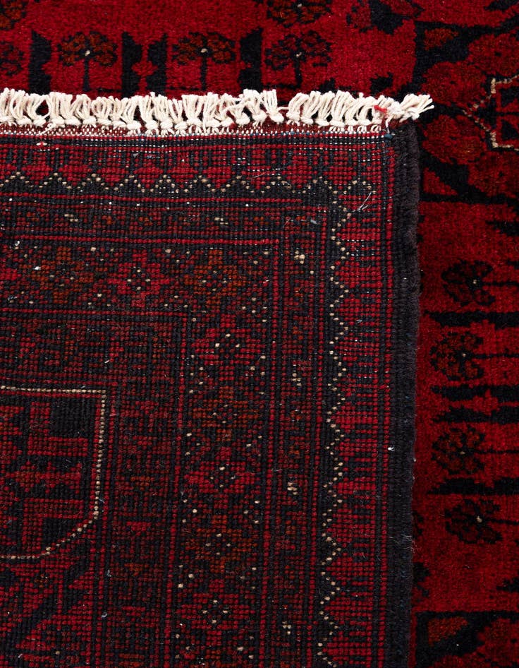 Detail image of  6' 7 x 9' 9  Hand Knotted Khal Mohammadi Wool Rug