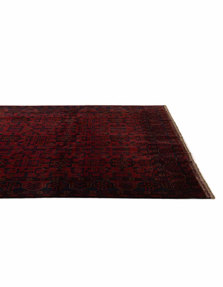 Detail image of  6' 6 x 10' 2  Hand Knotted Khal Mohammadi Wool Rug