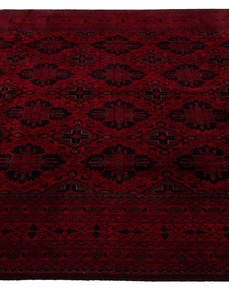 Detail image of  6' 7 x 10'  Hand Knotted Khal Mohammadi Wool Rug