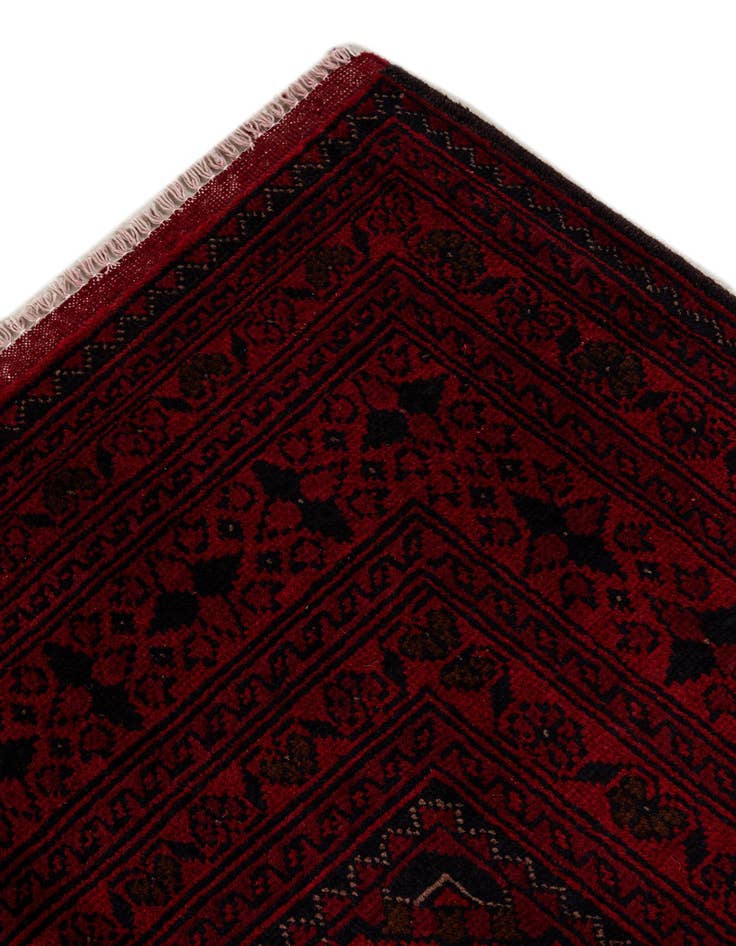 Detail image of  6' 7 x 10'  Hand Knotted Khal Mohammadi Wool Rug