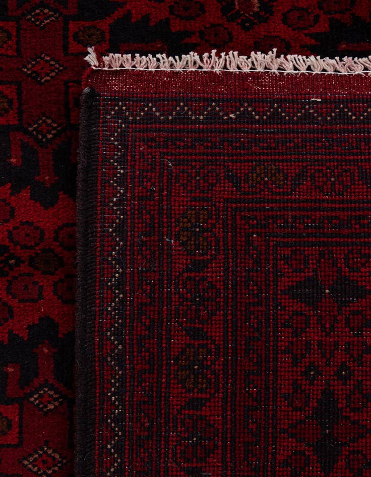 Detail image of  6' 7 x 10'  Hand Knotted Khal Mohammadi Wool Rug