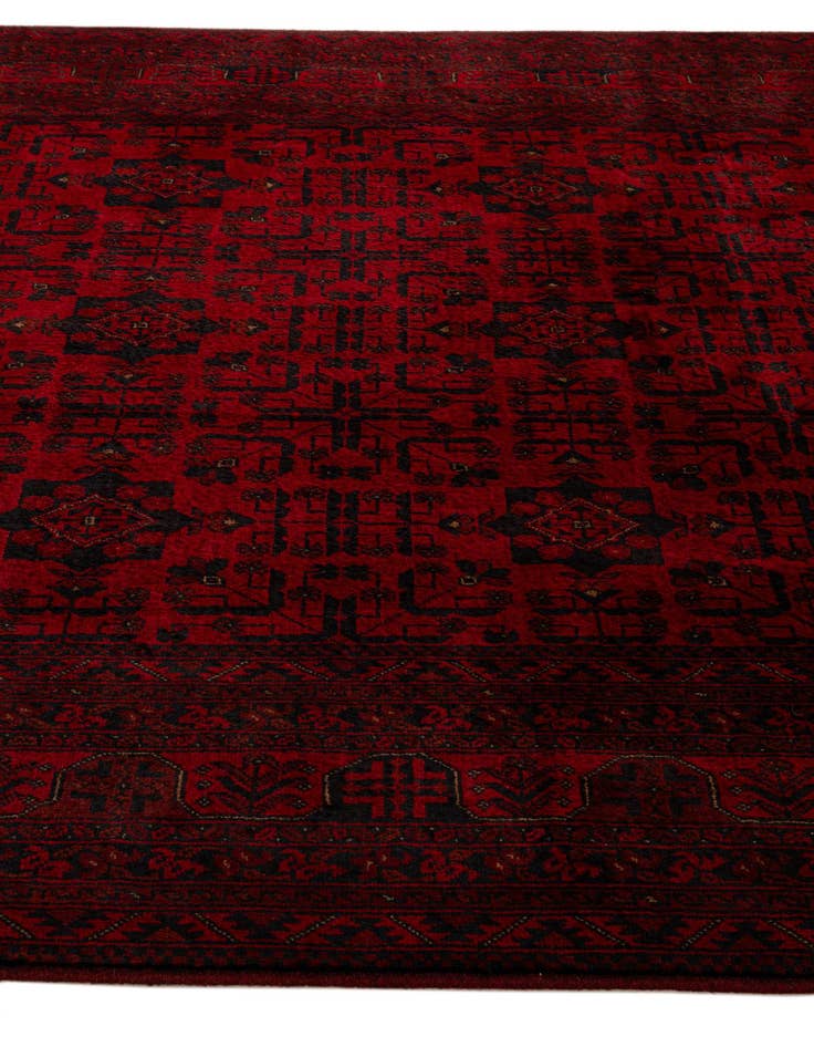 Detail image of  6' 10 x 9' 8  Hand Knotted Khal Mohammadi Wool Rug